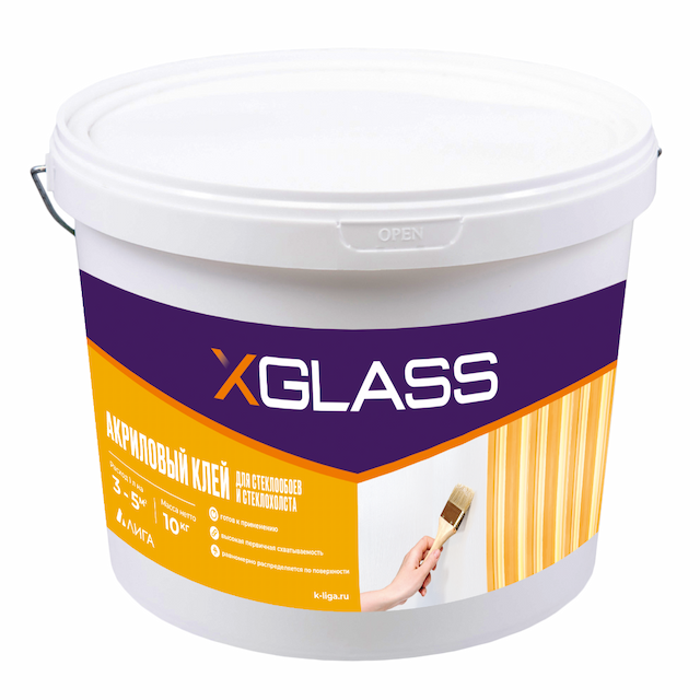 Клей для всех видов обоев Xglass 10 кг