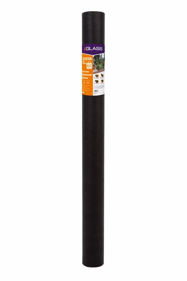 Геотекстиль садовый и строительный 120 Xglass 1,6х25 м (40м2) 
