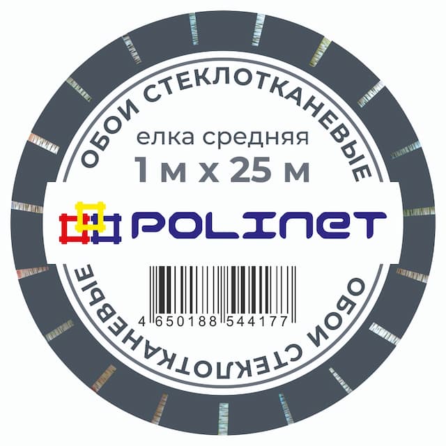 Обои стеклотканевые (стеклообои) Елка средняя Polinet  1х25 м