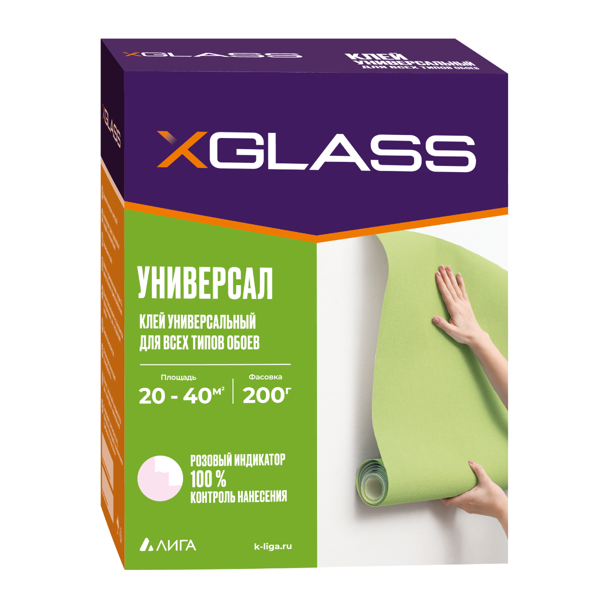 Клей универсальный для всех типов обоев Xglass 200 г